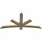 Ekena Millwork Alberta Rough Sawn Timber Gable Bracket, Douglas Fir, 60"W x 30"H x 2"D x 4"F, 12/12 Pitch GBW060X30X0204ALB00RDF - alternate 2
